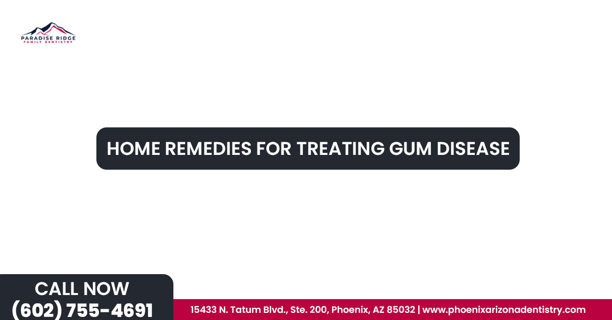 Home Remedies for Treating Gum Disease