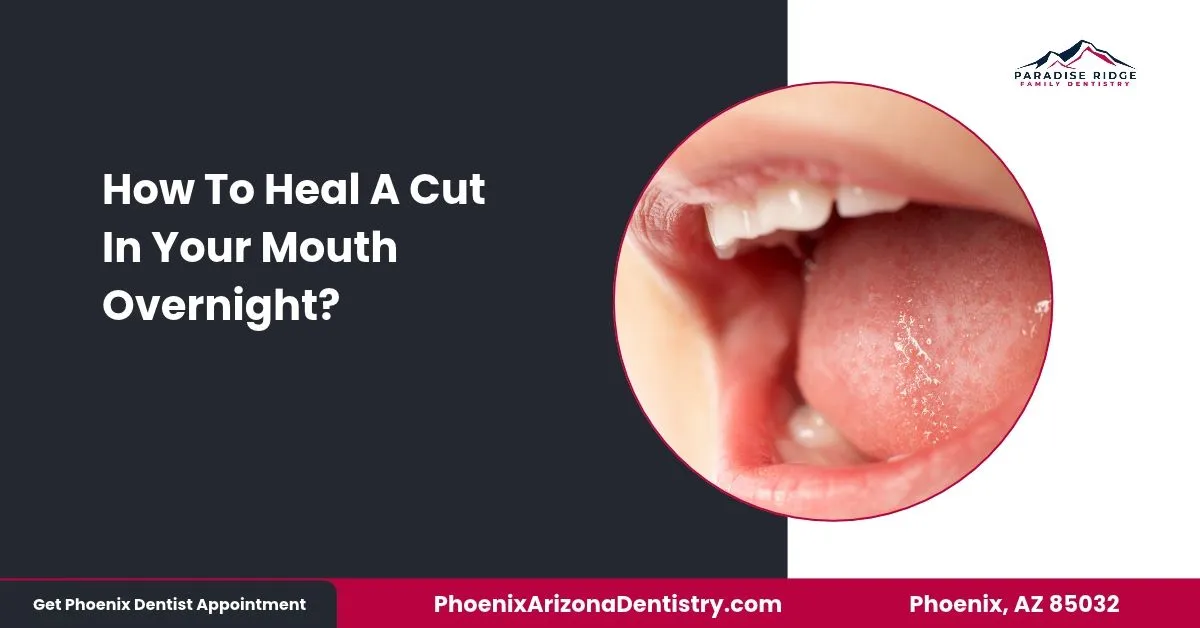 how to heal a cut in your mouth overnight